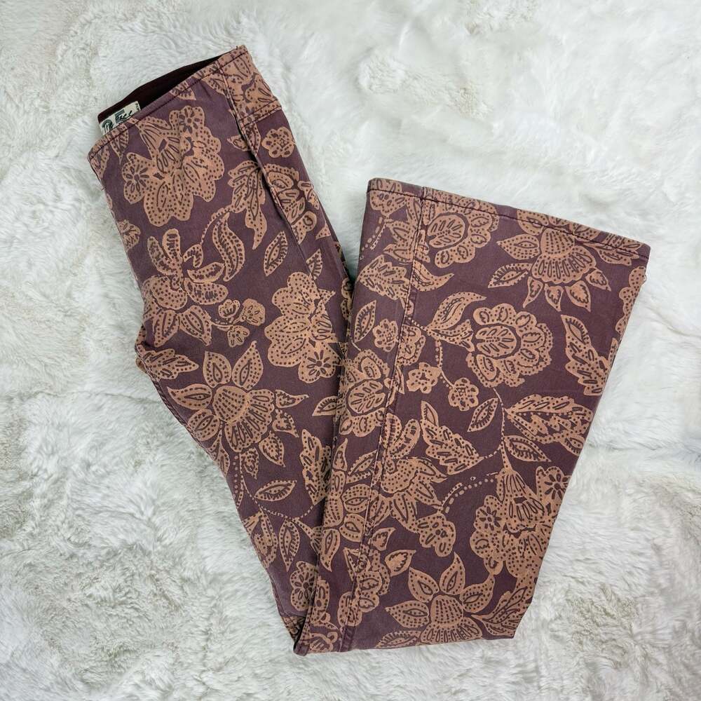 Free People Floral Print Pants size 25